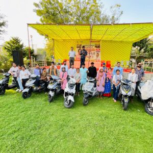 sho foundation scooty donation camp