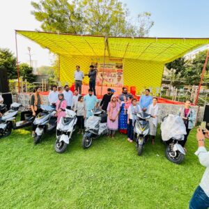 sho foundation scooty donation camp