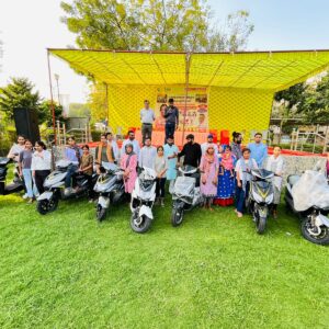 sho foundation scooty donation camp