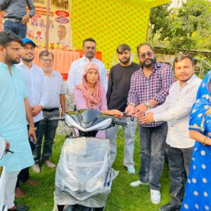 sho foundation scooty donation camp