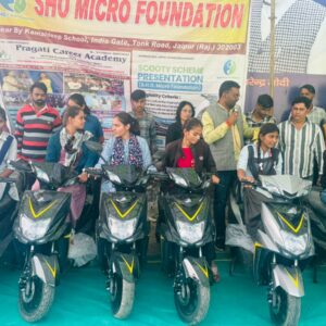 sho foundation scooty donation camp